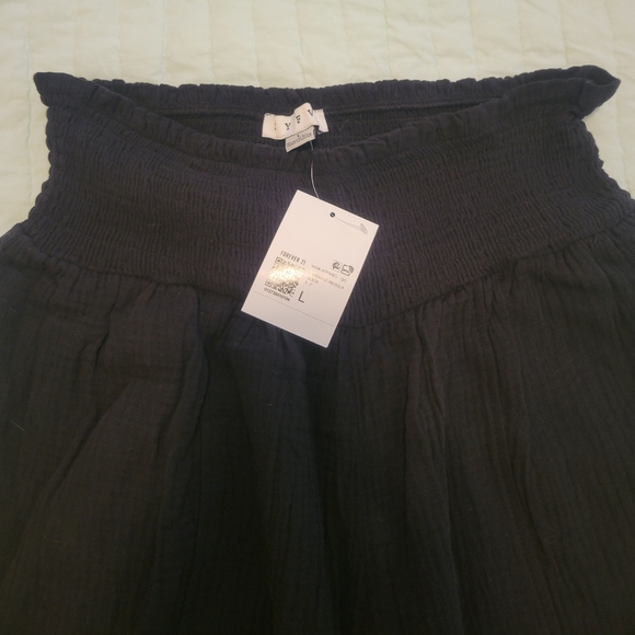 Smocked Wide-Leg Palazzo Pants - Picture 6 of 8